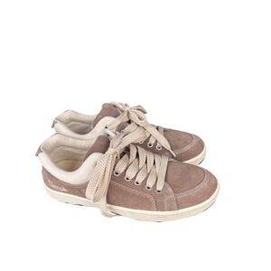 *rare* Simple OS Sneaker Mens 6.5 Womens 8.5 Taupe Suede Low Top Ubersquish
